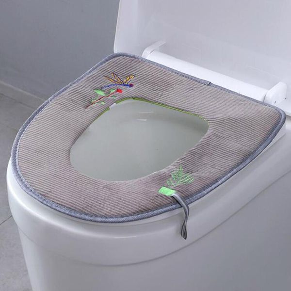 winter toilet seat cover universal sticky buckle dragonfly corduroy embroidered cushion bathroom accessories covers
winter toilet seat cover universal sticky buckle dragonfly corduroy embroidered cushion bathroom accessories covers
