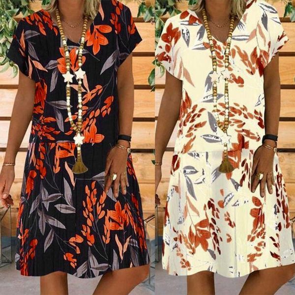 men's casual shirts s-5xl plus size dress 2021 summer women vintage v-neck short sleeve midi retro print loose beach dresses#w3, White;black
men's casual shirts s-5xl plus size dress 2021 summer women vintage v-neck short sleeve midi retro print loose beach dresses#w3, White;black