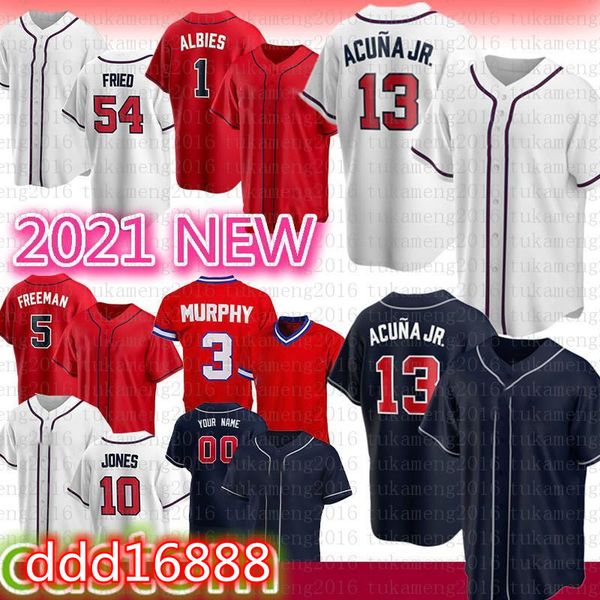 new baseball jersey atlanta 13 ronald acuna jr. 54 max fried 7 dansby swanson 1 ozzie albies 44 hank aaron 5 freddie an 29 john smoltz, Blue;black
new baseball jersey atlanta 13 ronald acuna jr. 54 max fried 7 dansby swanson 1 ozzie albies 44 hank aaron 5 freddie an 29 john smoltz, Blue;black