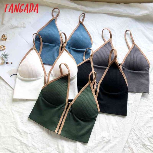 women zipper bralette camis crop spaghetti strap sleeveless backless shirts female casual sp20 210416, White
women zipper bralette camis crop spaghetti strap sleeveless backless shirts female casual sp20 210416, White