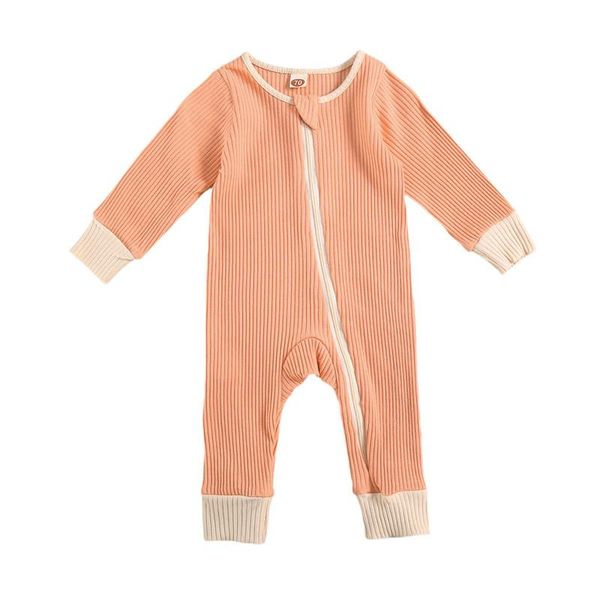 jumpsuits infant baby boys girls ribbed romper long sleeve round collar open front zipper one-piece suits, Blue
jumpsuits infant baby boys girls ribbed romper long sleeve round collar open front zipper one-piece suits, Blue