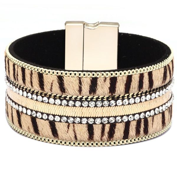 link, chain zebra women bangle fashion rhinestone leopard animal wide leather bracelets vintage male homme jewelry accessories, Black
link, chain zebra women bangle fashion rhinestone leopard animal wide leather bracelets vintage male homme jewelry accessories, Black