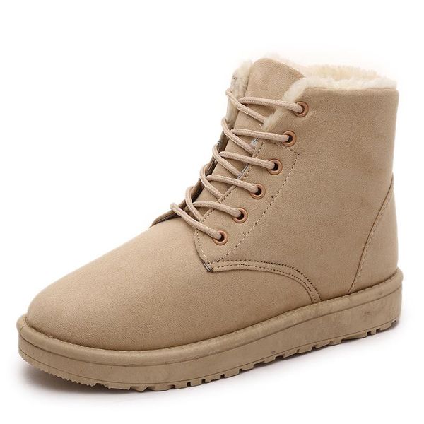 boots women winter warm snow faux suede ankle for female shoes botas mujer plush woman, Black
boots women winter warm snow faux suede ankle for female shoes botas mujer plush woman, Black