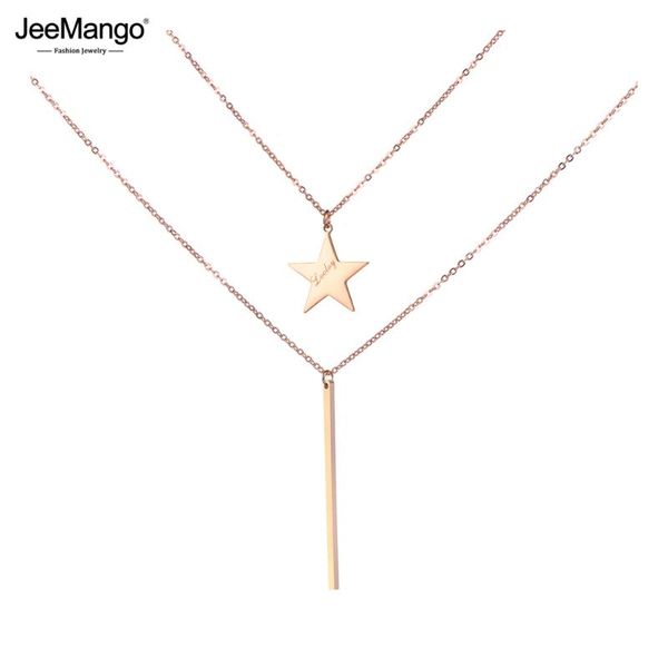 pendant necklaces jeemango fashion strip & lucky star double layers necklace stainless steel bohemia party neckalces jewelry for women jn182, Silver
pendant necklaces jeemango fashion strip & lucky star double layers necklace stainless steel bohemia party neckalces jewelry for women jn182, Silver
