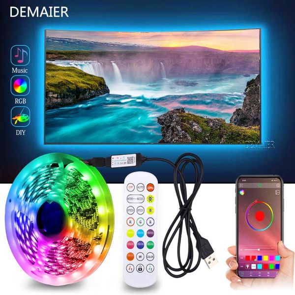 strips 5v usb led streifen licht 1m 2m 3m 5m rgb strip bluetooth musik für festival party schlafzimmer tv hintergrundbeleuchtung
strips 5v usb led streifen licht 1m 2m 3m 5m rgb strip bluetooth musik für festival party schlafzimmer tv hintergrundbeleuchtung