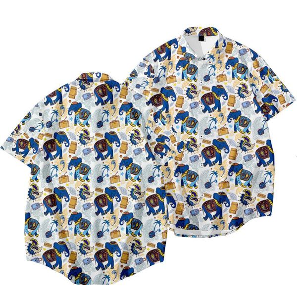 men's casual shirts men vintage hawaiian printed turn down collar short sleeve loose summer button shirt male, White;black
men's casual shirts men vintage hawaiian printed turn down collar short sleeve loose summer button shirt male, White;black