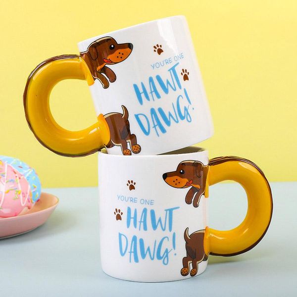 mugs 450ml cartoon dachshund sausage pet dog coffee creative tea milk home school ceramic cups birthday xmas gift for child
mugs 450ml cartoon dachshund sausage pet dog coffee creative tea milk home school ceramic cups birthday xmas gift for child