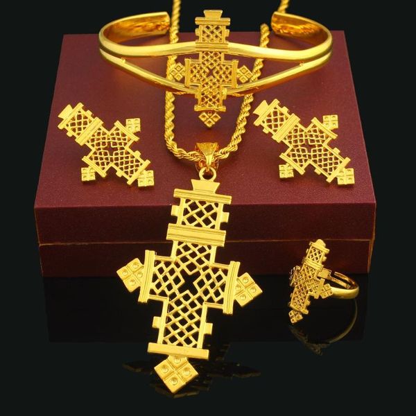 earrings & necklace the 2021 ethiopian gold cross jewelry set color women's fashion, Silver
earrings & necklace the 2021 ethiopian gold cross jewelry set color women's fashion, Silver