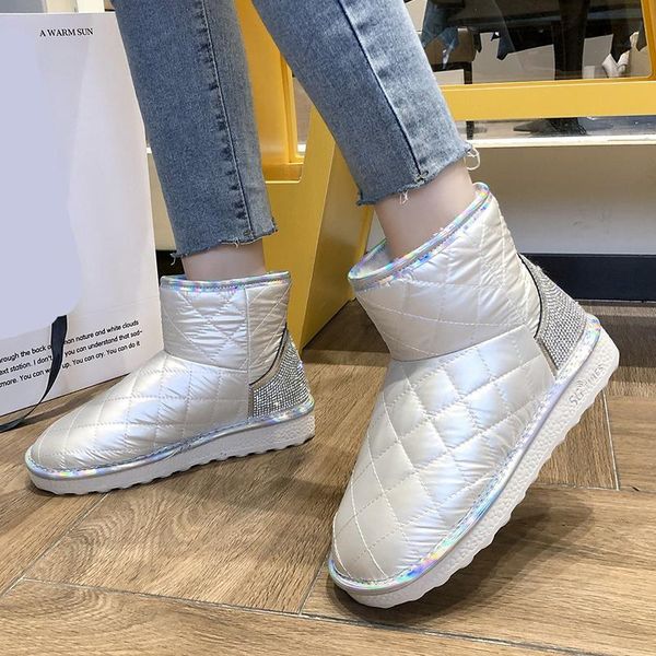 boots rimocy luxury shiny crystal snow winter thicken warm plus velvet cotton women black waterproof platform shoes
boots rimocy luxury shiny crystal snow winter thicken warm plus velvet cotton women black waterproof platform shoes