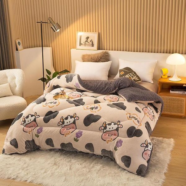 comforters & sets soft, warm, short-pile winter quilt to bring a comfortable sleep at home and student dormitory or as gift for friends
comforters & sets soft, warm, short-pile winter quilt to bring a comfortable sleep at home and student dormitory or as gift for friends