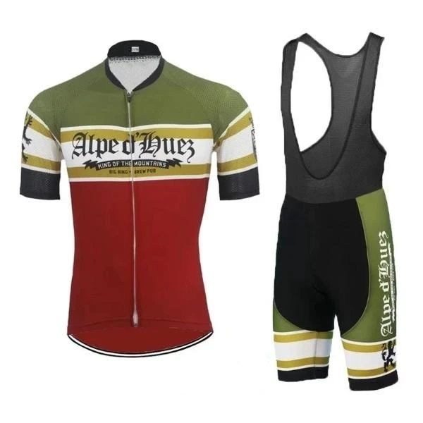 2021 alpe d'huez retro clothes short sleeve cycling jersey and padded (bib) shorts set anti uv,breathable,quick dry,anti shrink,womens, Black;red
2021 alpe d'huez retro clothes short sleeve cycling jersey and padded (bib) shorts set anti uv,breathable,quick dry,anti shrink,womens, Black;red