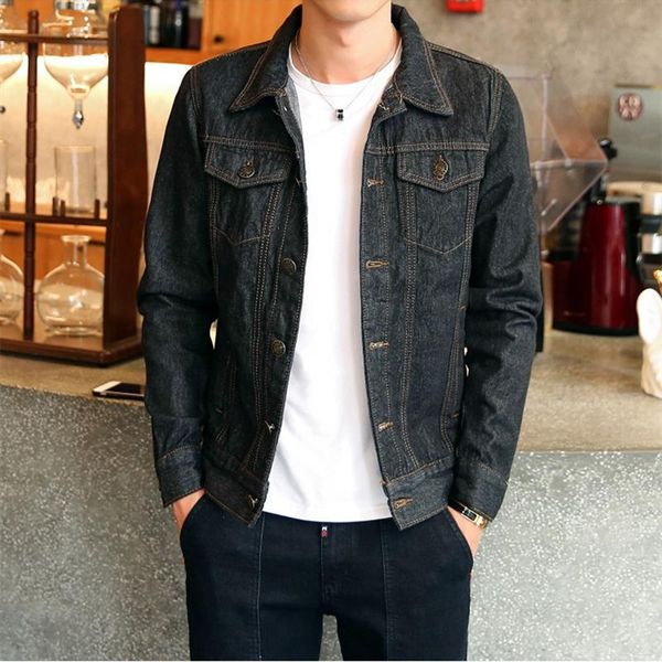 men's jackets spring autumn mens denim jacket trendy bomber thin ripped male cowboy jeans 4xl, Black;brown
men's jackets spring autumn mens denim jacket trendy bomber thin ripped male cowboy jeans 4xl, Black;brown