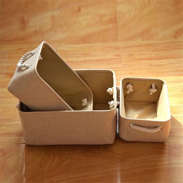 storage baskets cotton linen deskbasket with handle desk container makeup organizer case sundries box
storage baskets cotton linen deskbasket with handle desk container makeup organizer case sundries box