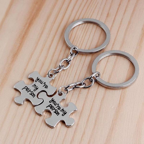 keychains letter jigsaw piece couple key ring holder lovers keychain gift, souvenir, daily life, etc silver gifts
keychains letter jigsaw piece couple key ring holder lovers keychain gift, souvenir, daily life, etc silver gifts