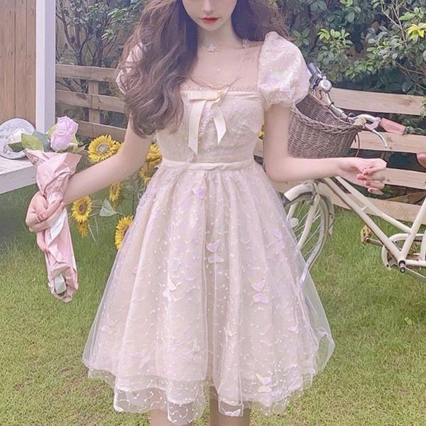 party dresses 2021 summer sweet solid fairy dress retro kawaii short-sleeved belted mini for women pretty chic bowknot lace beach, White;black
party dresses 2021 summer sweet solid fairy dress retro kawaii short-sleeved belted mini for women pretty chic bowknot lace beach, White;black