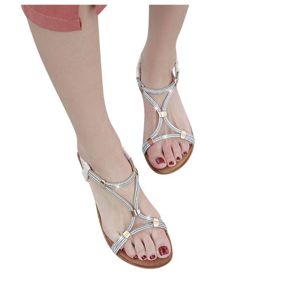 sandal shoes women bohemian crystal beach plus size casual weged soft bottom footwear for summer sandals mujer, Black
sandal shoes women bohemian crystal beach plus size casual weged soft bottom footwear for summer sandals mujer, Black