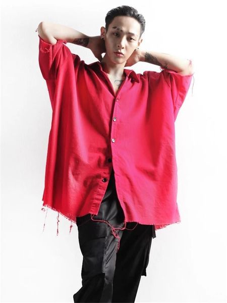 men's casual shirts short sleeve shirt summer style yamamoto hair stylist fashion loose large size, White;black
men's casual shirts short sleeve shirt summer style yamamoto hair stylist fashion loose large size, White;black