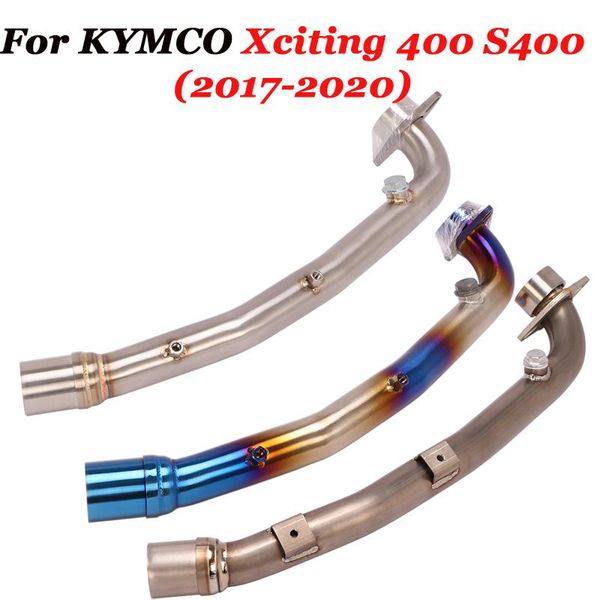motorcycle exhaust system slip on for kymco xciting400 400i s400 2021 escape modified titanium front link pipe connect original muffler
motorcycle exhaust system slip on for kymco xciting400 400i s400 2021 escape modified titanium front link pipe connect original muffler