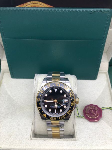 with original box 40mm gmt ii 126711 116710 126710 116718 116713 126715 asia 2813 movement automatic mens watch watches, Slivery;brown
with original box 40mm gmt ii 126711 116710 126710 116718 116713 126715 asia 2813 movement automatic mens watch watches, Slivery;brown