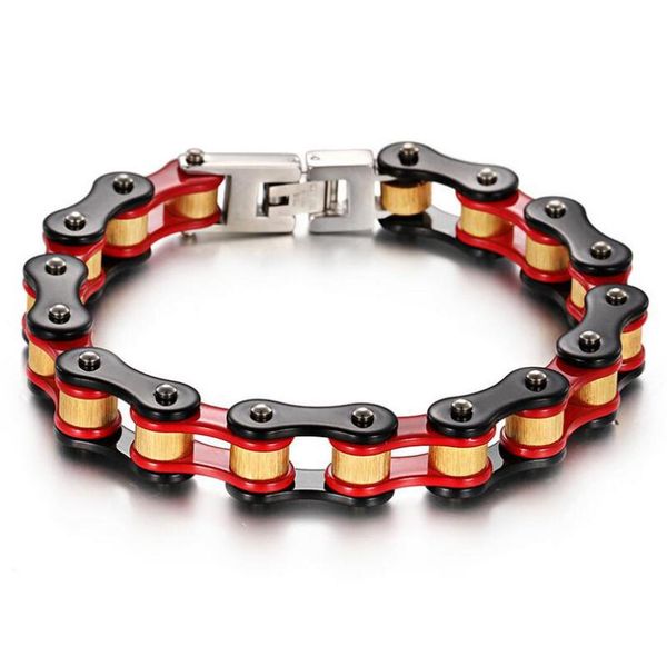 link, chain hip-hop punk jewelry red black stainless steel men women bicycle biker motorcycle bracelet bangle 10mm 8.8'' friend gi
link, chain hip-hop punk jewelry red black stainless steel men women bicycle biker motorcycle bracelet bangle 10mm 8.8'' friend gi