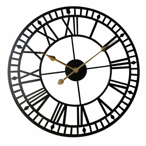 1pc roman numerals clock wall hanging iron art time display pendant room arrangement clocks
1pc roman numerals clock wall hanging iron art time display pendant room arrangement clocks