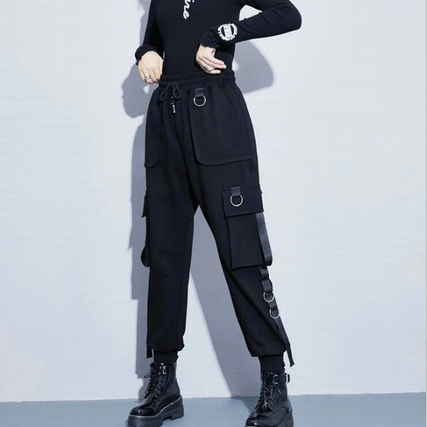 streetwear cargo pants women casual joggers black high waist loose female trousers korean style ribbon ladies pants dropshipping, Black;white
streetwear cargo pants women casual joggers black high waist loose female trousers korean style ribbon ladies pants dropshipping, Black;white