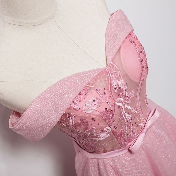 off the shoulder pink prom dress ball gown party gowns tulle with floral embroidery now, Black
off the shoulder pink prom dress ball gown party gowns tulle with floral embroidery now, Black