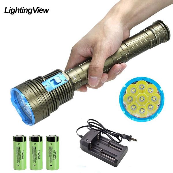 flashlights torches lightingview ultra bright ipx8 underwater lantern 9xxm-l2 hight power led tactical torch amphibious hunting dive fill li
flashlights torches lightingview ultra bright ipx8 underwater lantern 9xxm-l2 hight power led tactical torch amphibious hunting dive fill li
