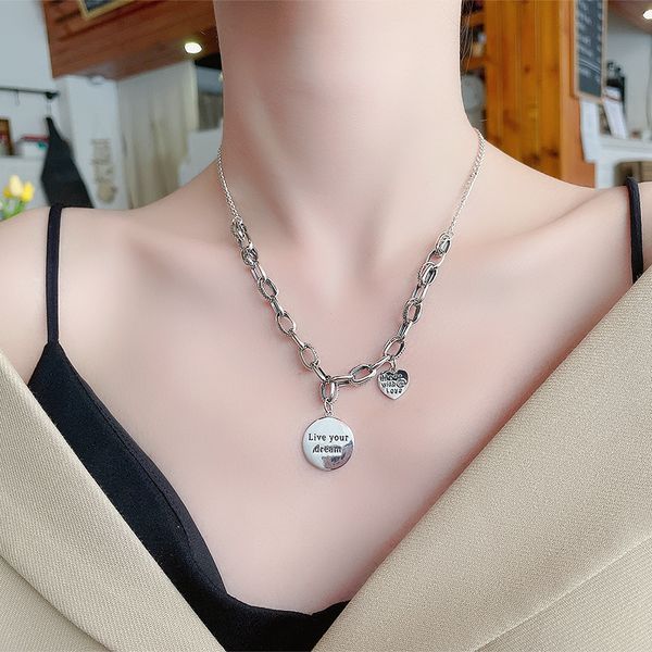 s925 sterling silver double circle egg splicing round brand english dream come true necklace ins chaosheng clavicle chain
s925 sterling silver double circle egg splicing round brand english dream come true necklace ins chaosheng clavicle chain