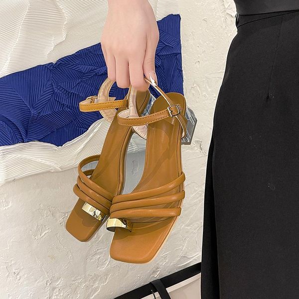 sandals female clip toe high heels woman's pumps metal decoration chunky ladies shoes buckle lace up candy color plus size, Black
sandals female clip toe high heels woman's pumps metal decoration chunky ladies shoes buckle lace up candy color plus size, Black