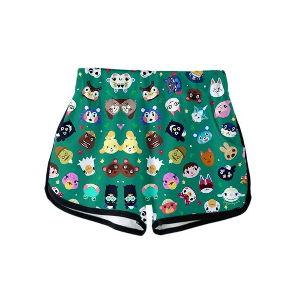 women's shorts animal crossing 3d print fashion streetwear arrival girls casual summer wear, White;black
women's shorts animal crossing 3d print fashion streetwear arrival girls casual summer wear, White;black