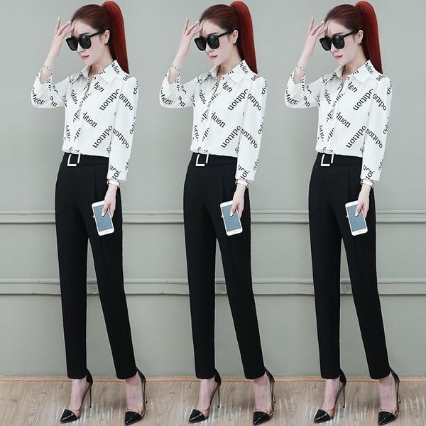 women's blouses & shirts chiffon korean version shirt suit 2021 this year's fashion professional temperament goddess model two pie, White
women's blouses & shirts chiffon korean version shirt suit 2021 this year's fashion professional temperament goddess model two pie, White