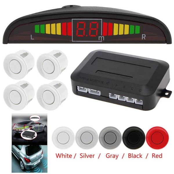 car rear view cameras& parking sensors c020 ultrasonic reverse sensor 4 led display audio buzzer alarm
car rear view cameras& parking sensors c020 ultrasonic reverse sensor 4 led display audio buzzer alarm