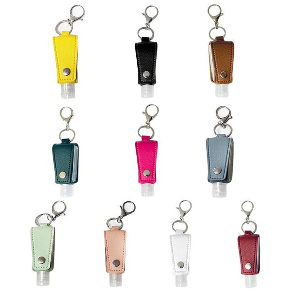 storage bottles & jars clear empty bottle hand sanitizer container with faux leather keychain holder 667d
storage bottles & jars clear empty bottle hand sanitizer container with faux leather keychain holder 667d