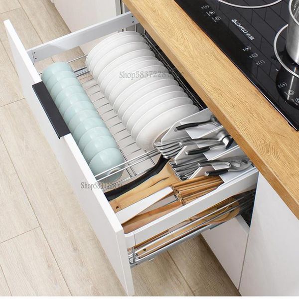 kitchen storage & organization basket cabinet 304 stainless steel pots and dishes rack double drawer seasoning bowl
kitchen storage & organization basket cabinet 304 stainless steel pots and dishes rack double drawer seasoning bowl