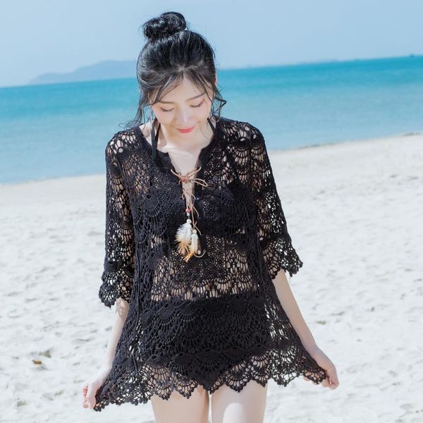 women's blouses & shirts harajuku gothic summer womens and white black cotton lace bikini crochet beachwear korean coverup
women's blouses & shirts harajuku gothic summer womens and white black cotton lace bikini crochet beachwear korean coverup