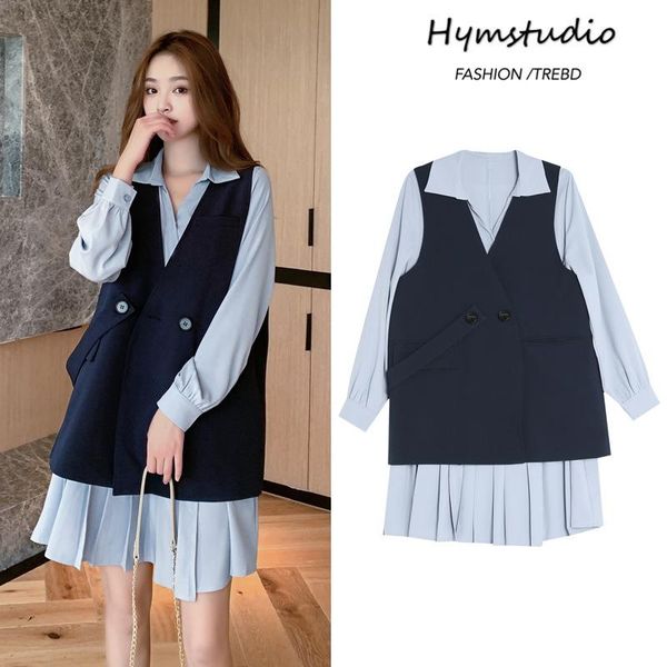 maternity dresses pregnant women installed 2021 autumn style korean-style online celebrity outfit waistcoat suit skirt piece dr, White
maternity dresses pregnant women installed 2021 autumn style korean-style online celebrity outfit waistcoat suit skirt piece dr, White