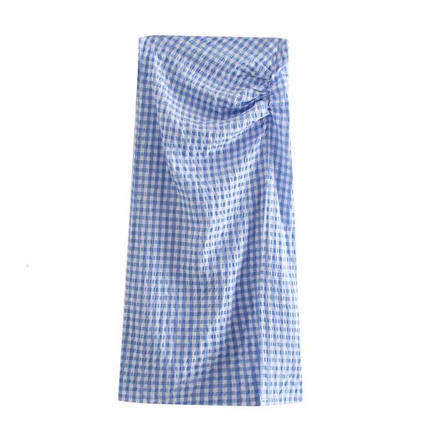 skirts stylish chic blue plaid back zipper ruched skirt women 2021 za fashion side split mid female casual faldas r6sz, Black
skirts stylish chic blue plaid back zipper ruched skirt women 2021 za fashion side split mid female casual faldas r6sz, Black