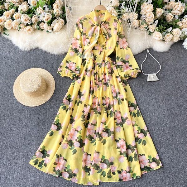 casual dresses singreiny women retro print maxi dress korean style bow collar puff sleeve a-line autumn bohemain streetwear long, Black;gray
casual dresses singreiny women retro print maxi dress korean style bow collar puff sleeve a-line autumn bohemain streetwear long, Black;gray