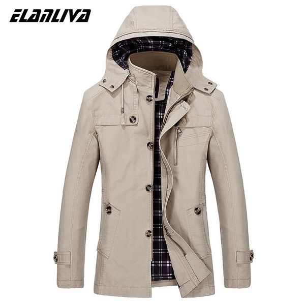 men's trench coats jacket designer fashion hood 100% cotton plus size slim casual coat men pull homme outwear 5xl, Tan;black
men's trench coats jacket designer fashion hood 100% cotton plus size slim casual coat men pull homme outwear 5xl, Tan;black