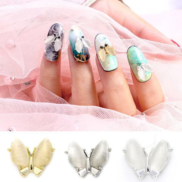 nail art decorations 10pcs 3d charms silver/gold/white amber stone butterfly design japanese decor alloy charm for manicure supplies 
nail art decorations 10pcs 3d charms silver/gold/white amber stone butterfly design japanese decor alloy charm for manicure supplies