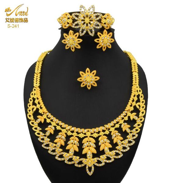 earrings & necklace african jewelry dubai wedding set women hawaiian luxury gold plated turkish bridal crystal jewellery, Silver
earrings & necklace african jewelry dubai wedding set women hawaiian luxury gold plated turkish bridal crystal jewellery, Silver