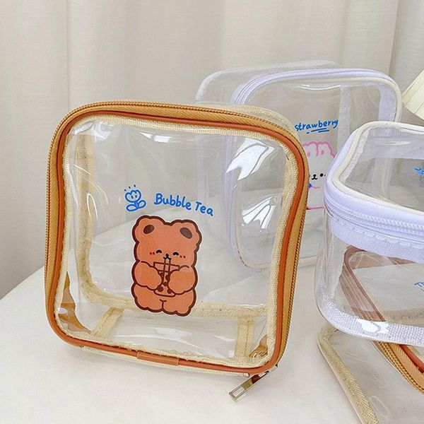 cute bear transparent waterproof women cosmetic bag makeup case zip handbag organizer storage pouch toiletry wash bags & cases
cute bear transparent waterproof women cosmetic bag makeup case zip handbag organizer storage pouch toiletry wash bags & cases
