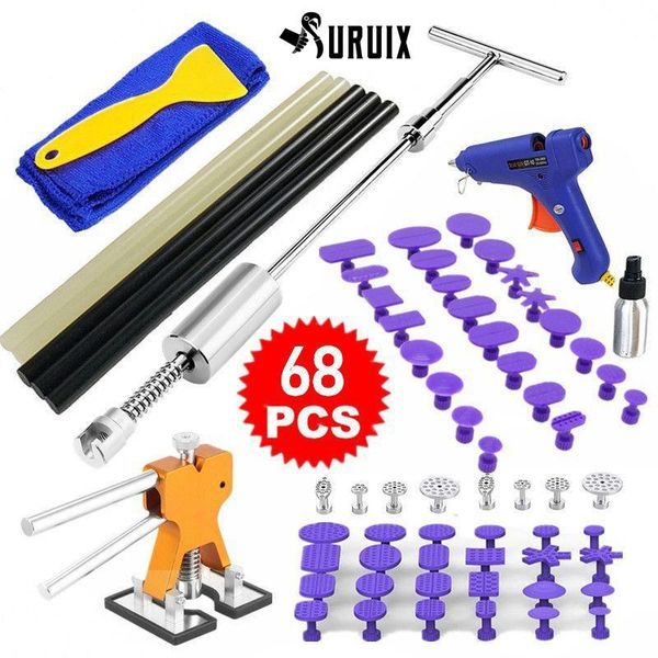 professional hand tool sets car dent puller paintless repair tools - 68 pcs remover kits for hail damage & ding removal
professional hand tool sets car dent puller paintless repair tools - 68 pcs remover kits for hail damage & ding removal