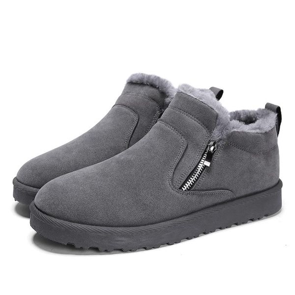 boots winter warm snow men's casual korean fashion comfortable round head zipper shoes 2021, Black
boots winter warm snow men's casual korean fashion comfortable round head zipper shoes 2021, Black