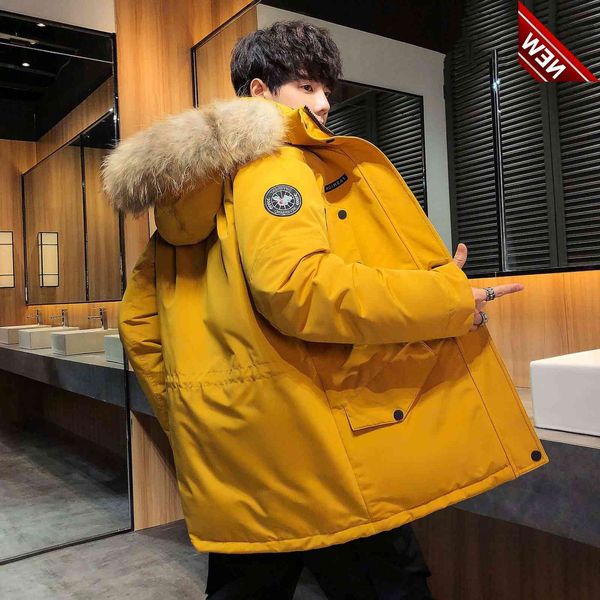 grade winter men's coat 2021 down jacket hooded x-long real fur mens thick warm windbreaker coats, Black
grade winter men's coat 2021 down jacket hooded x-long real fur mens thick warm windbreaker coats, Black