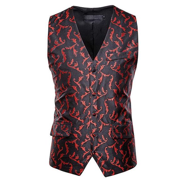 men's vests suit vest autumn and winter single-breasted printing casual european code fashion men 057, Black;white
men's vests suit vest autumn and winter single-breasted printing casual european code fashion men 057, Black;white