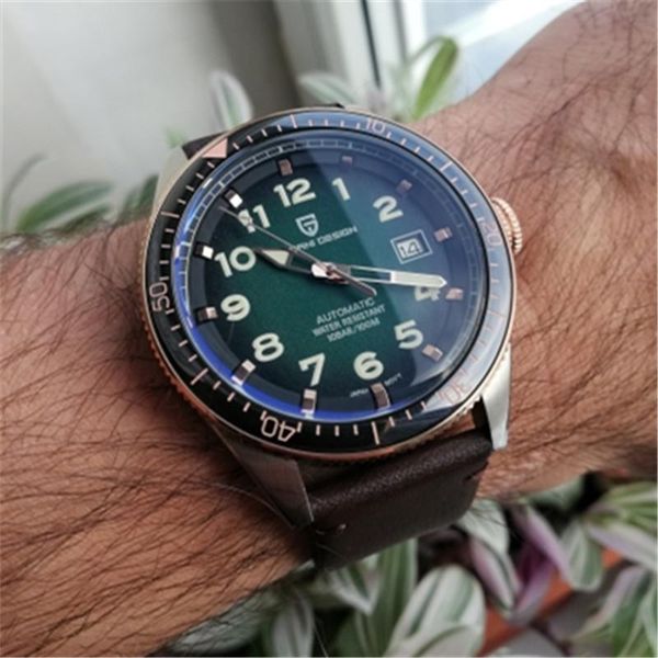 wristwatches pagani design watch men sport mechanical wristwatch brand watches automatic date clock waterproof stainless steel, Slivery;brown
wristwatches pagani design watch men sport mechanical wristwatch brand watches automatic date clock waterproof stainless steel, Slivery;brown