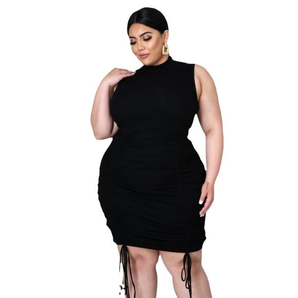 casual dresses bodycon dress women plus size clothing 5xl round collar solid color sleeveless drawstring crease, Black;gray
casual dresses bodycon dress women plus size clothing 5xl round collar solid color sleeveless drawstring crease, Black;gray