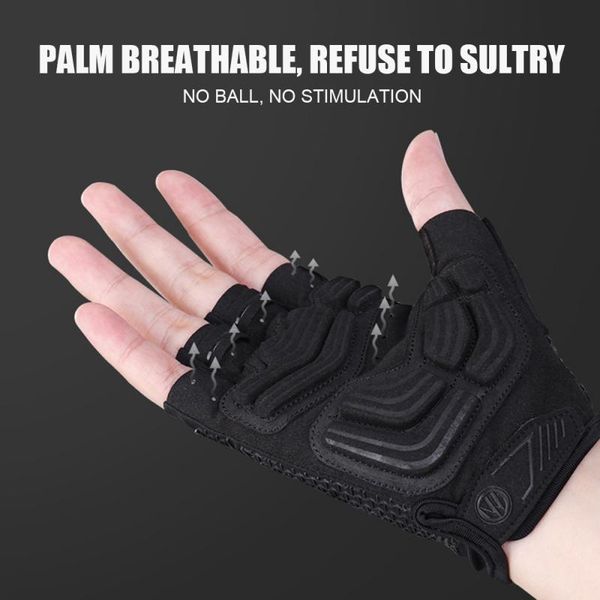 cycling gloves wheel up for men women gel sport breathable off road half finger mtb mittens equipment, Black
cycling gloves wheel up for men women gel sport breathable off road half finger mtb mittens equipment, Black